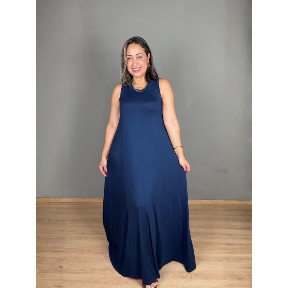 Vestido Longo Viscolycra REF:VS0451