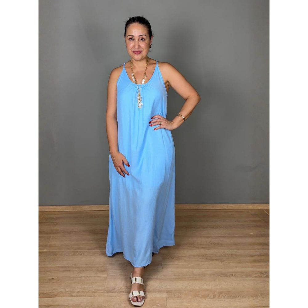 Vestido Alcinha Max Com Bolso REF:F2435