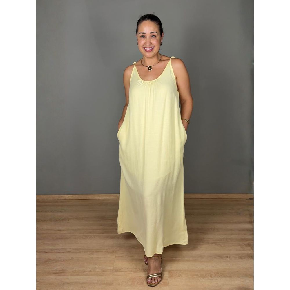 Vestido Alcinha Max Com Bolso REF:F2435