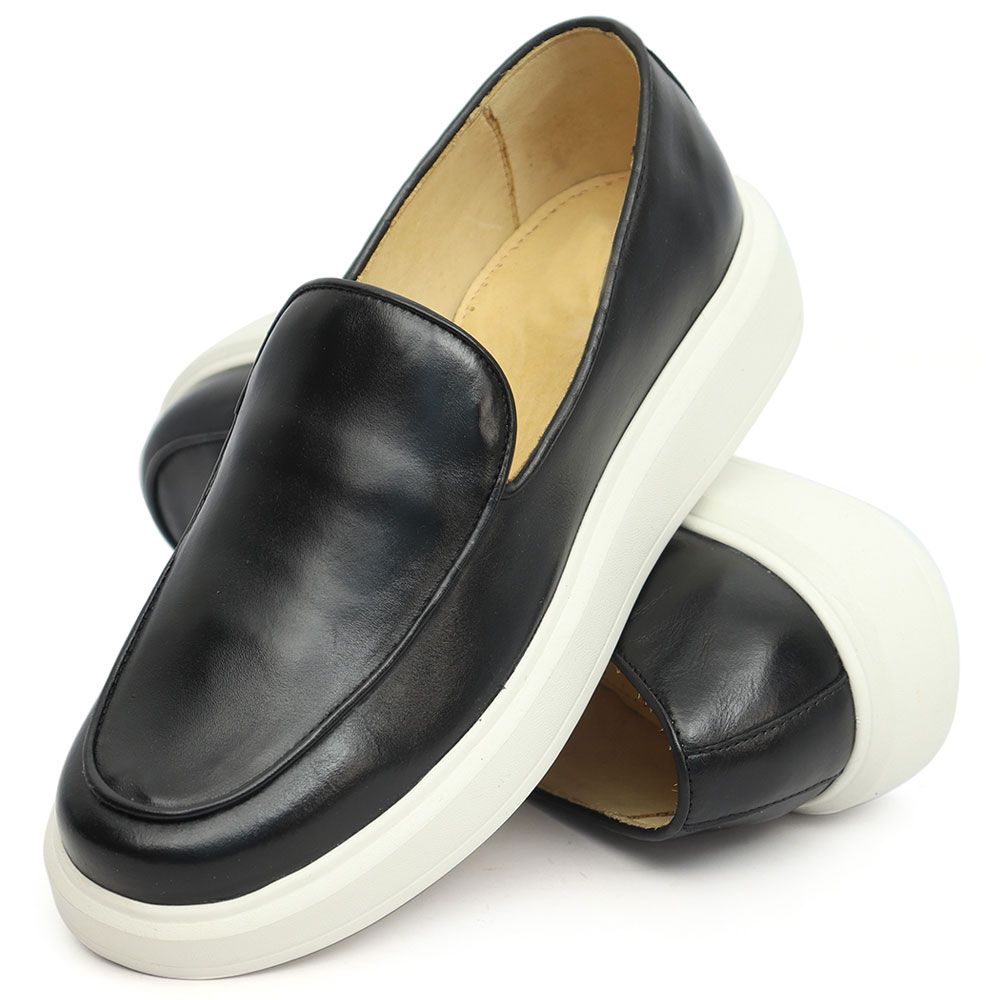 5503 Slipp On Masculino Milano Comfort Preto - Private Label