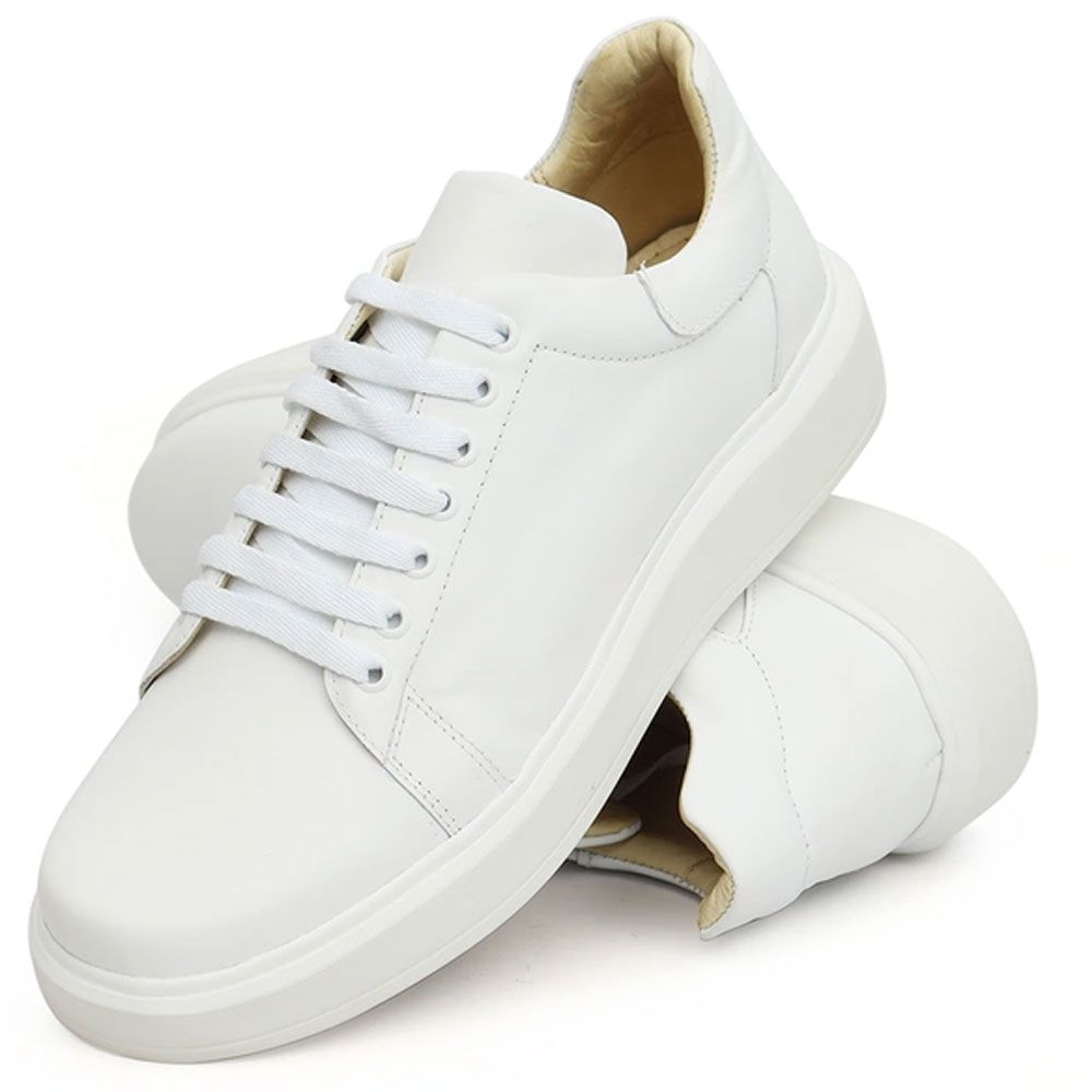 5505 Snake Masculino Milano Comfort Branco - Private Label