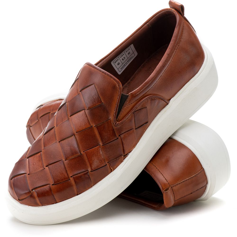 5508 Slipp On Masculino Milano Tresse Manual Comfo... - Private Label