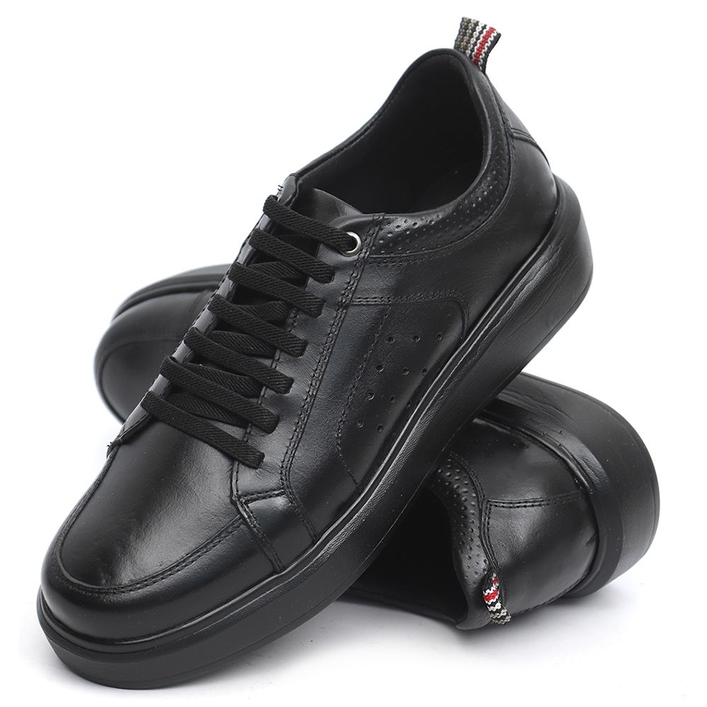 5509 Sapato Masculino Comfort Milano Preto - Private Label