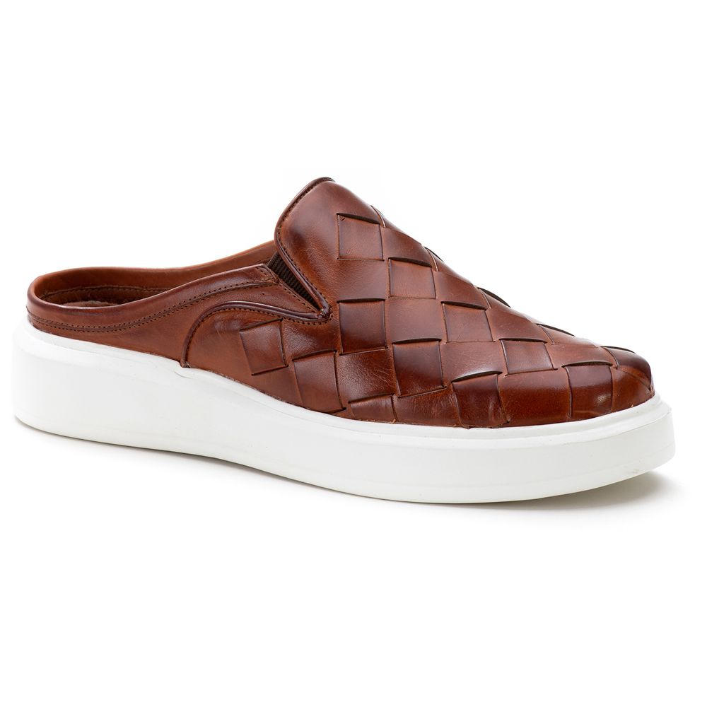 Mule Masculino Confort Trançado Castor - Private Label