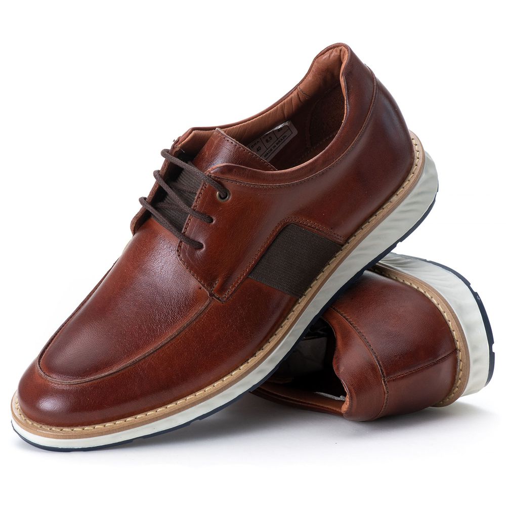 Sapato Loafer Elite Couro Premium Mouro Chelsea - Private Label