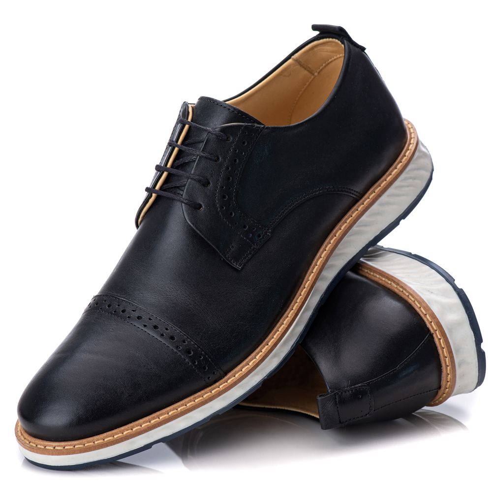 Loafer Elite Couro Premium Comfort Preto - Private Label