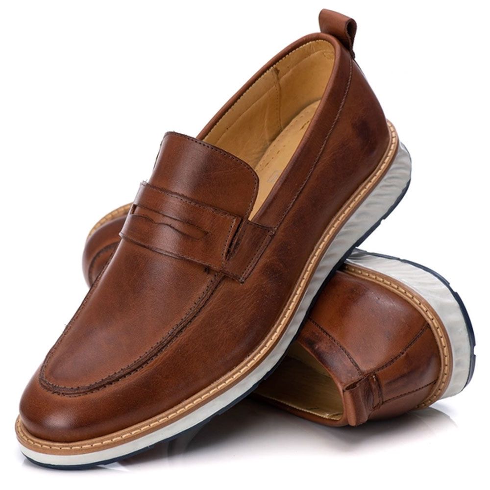 Loafer Elite Couro Premium Castor 9001 - Private Label