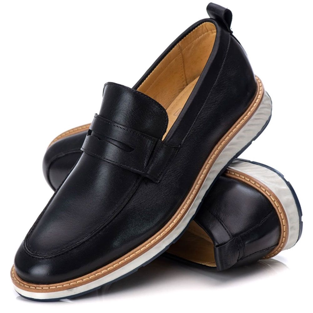  Loafer Elite Couro Premium Preto - Private Label