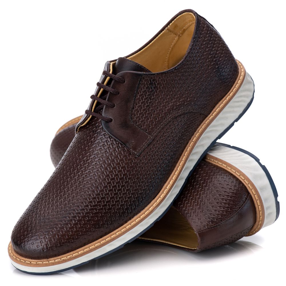 Loafer Elite Couro Premium Trice Cafe - Private Label