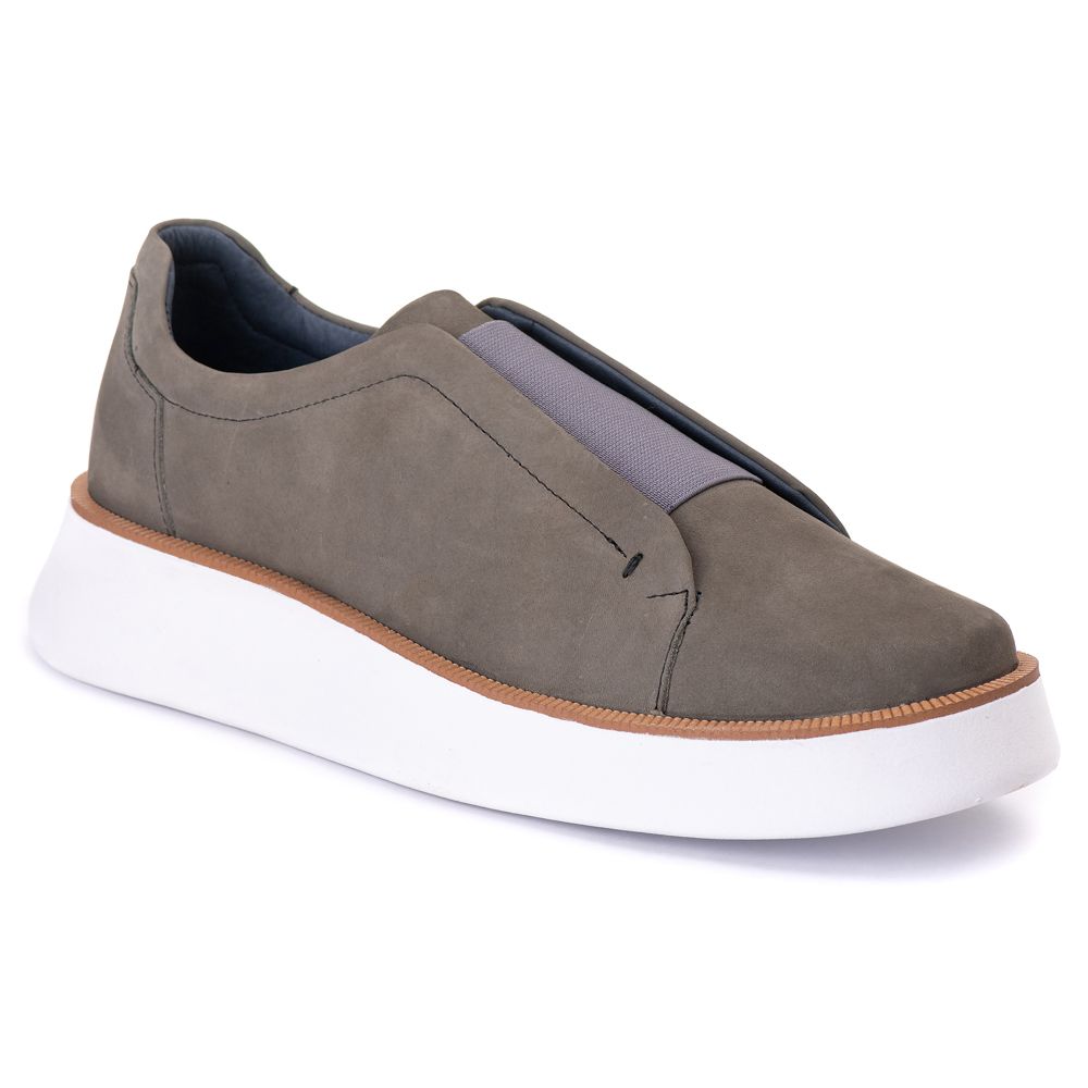 7705 Nobuck Cinza Alaska Branco - Private Label