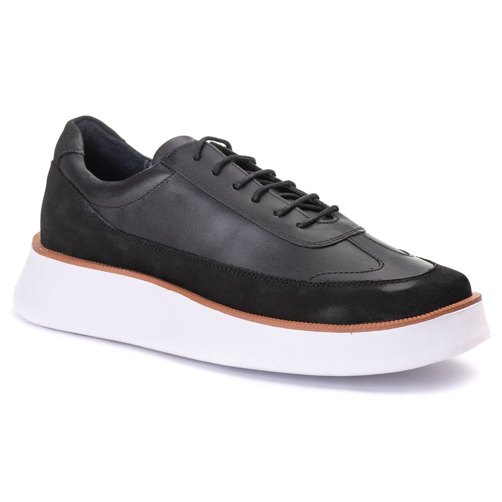 7708 Comfort/Nobuck Preto/Preto Alaska Branco - Private Label