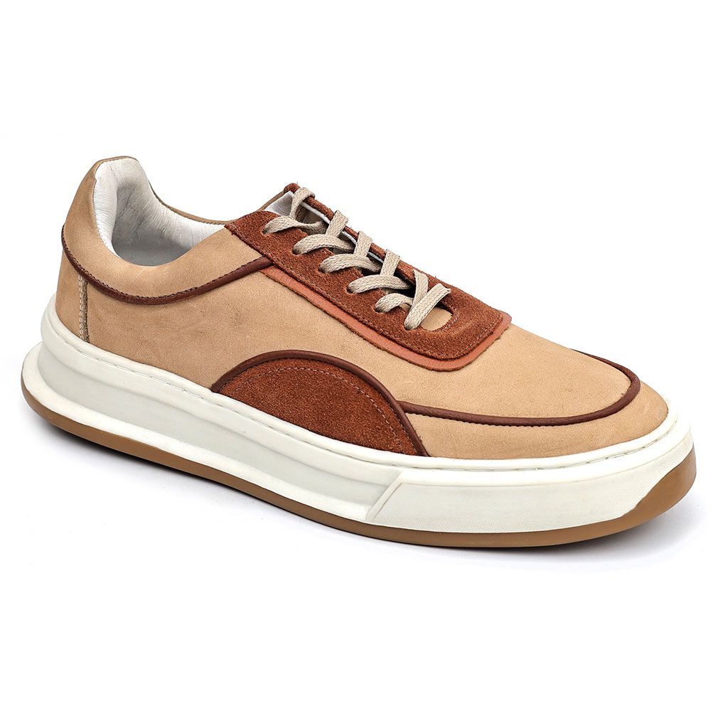 30017 NOBUCK MARFIM CAMURÇA CASTOR COMFORT CAFE FL... - Private Label