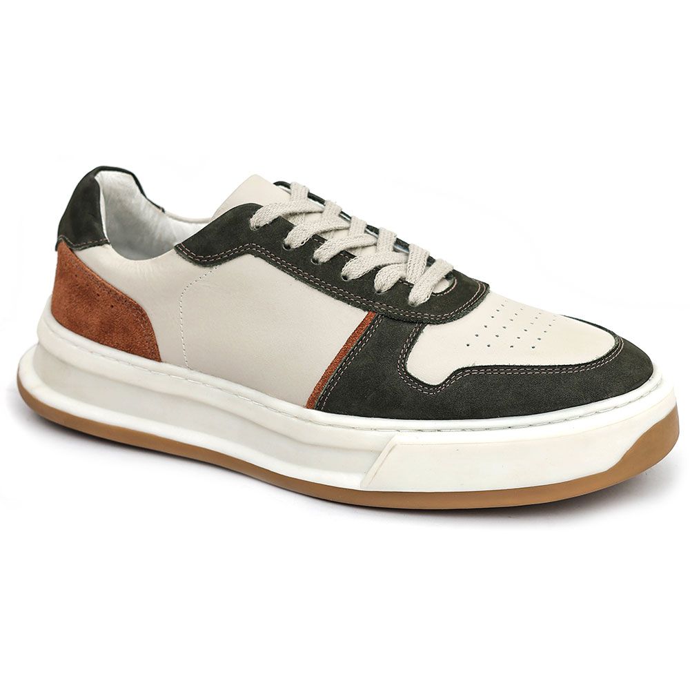 30034 COMFORT OFF WHITE NOBUCK MILITAR CAMURÇA CAS... - Private Label