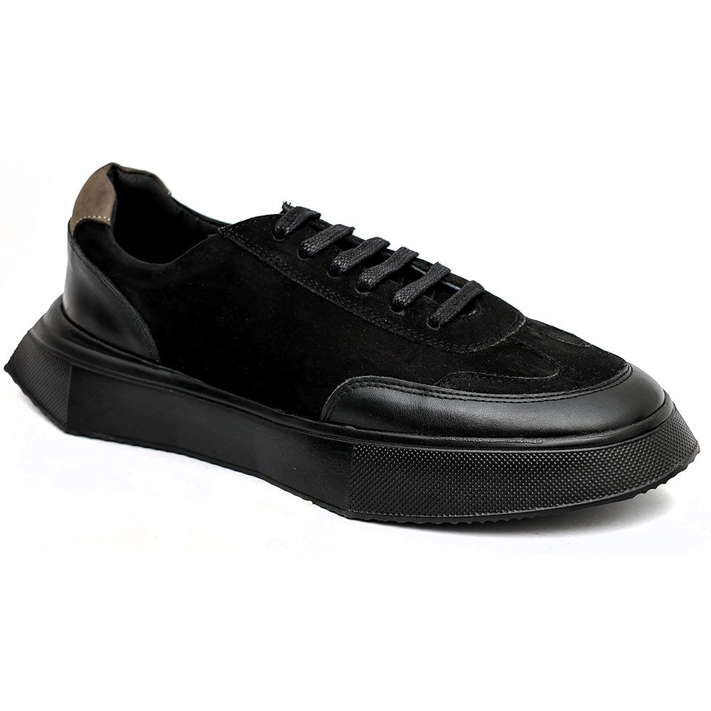 18007 NOBUCK PRETO COMFORT PRETO SELARIA CINZA HOL... - Private Label