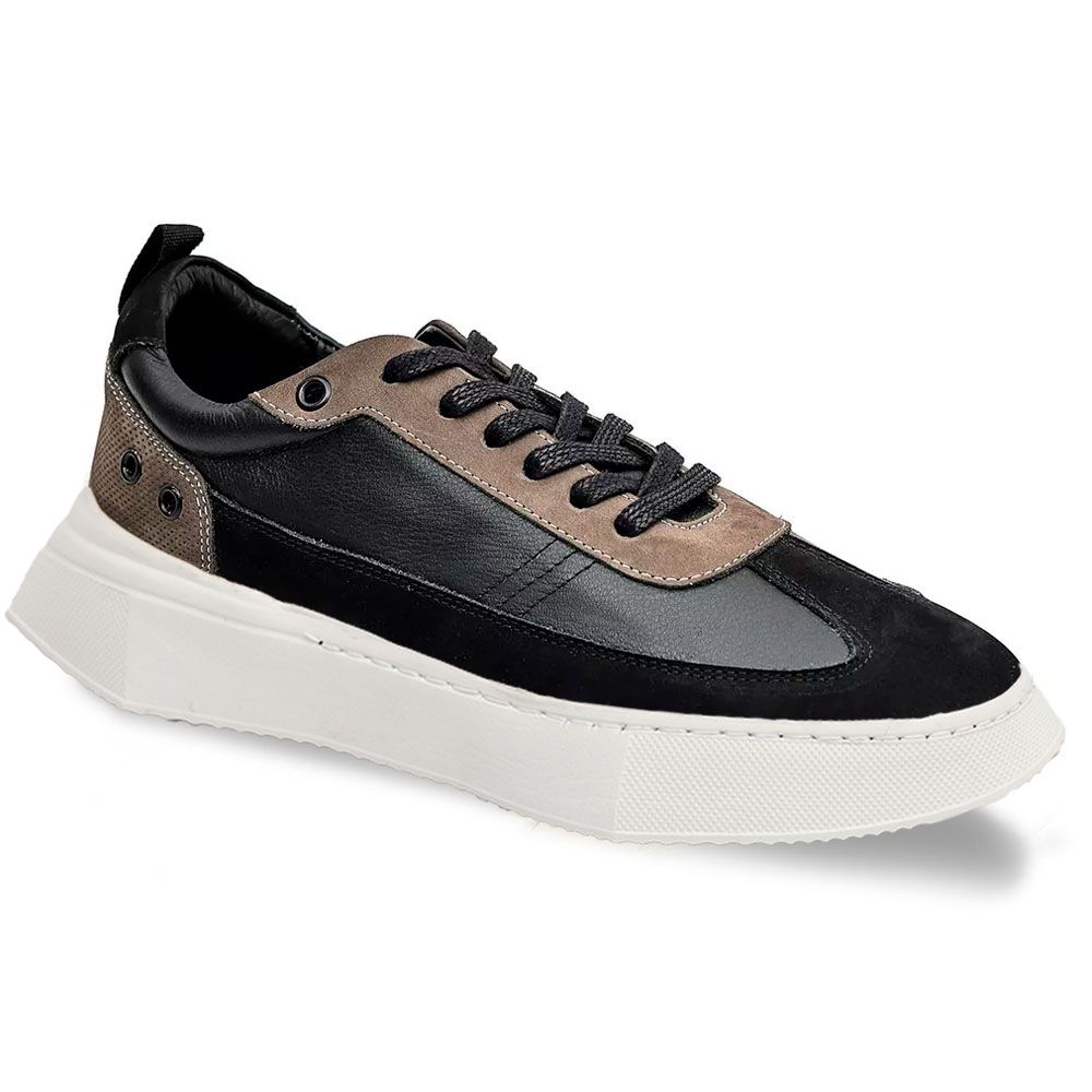 30035 FLY PRETO NOBUCK PRETO NOBUCK CINZA DIAMANTE... - Private Label