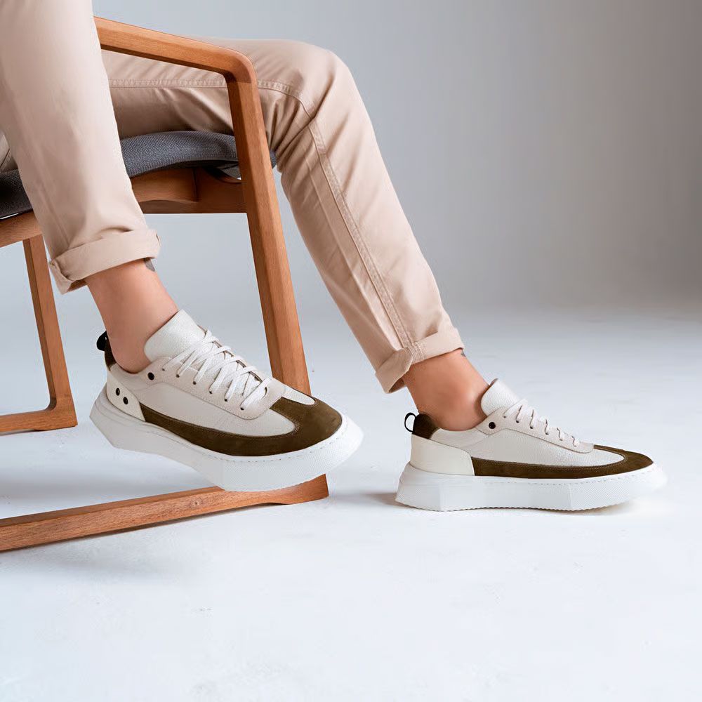 30035 FLOATER OFF WHITE NOBUCK MILITAR SELARIA OFF... - Private Label
