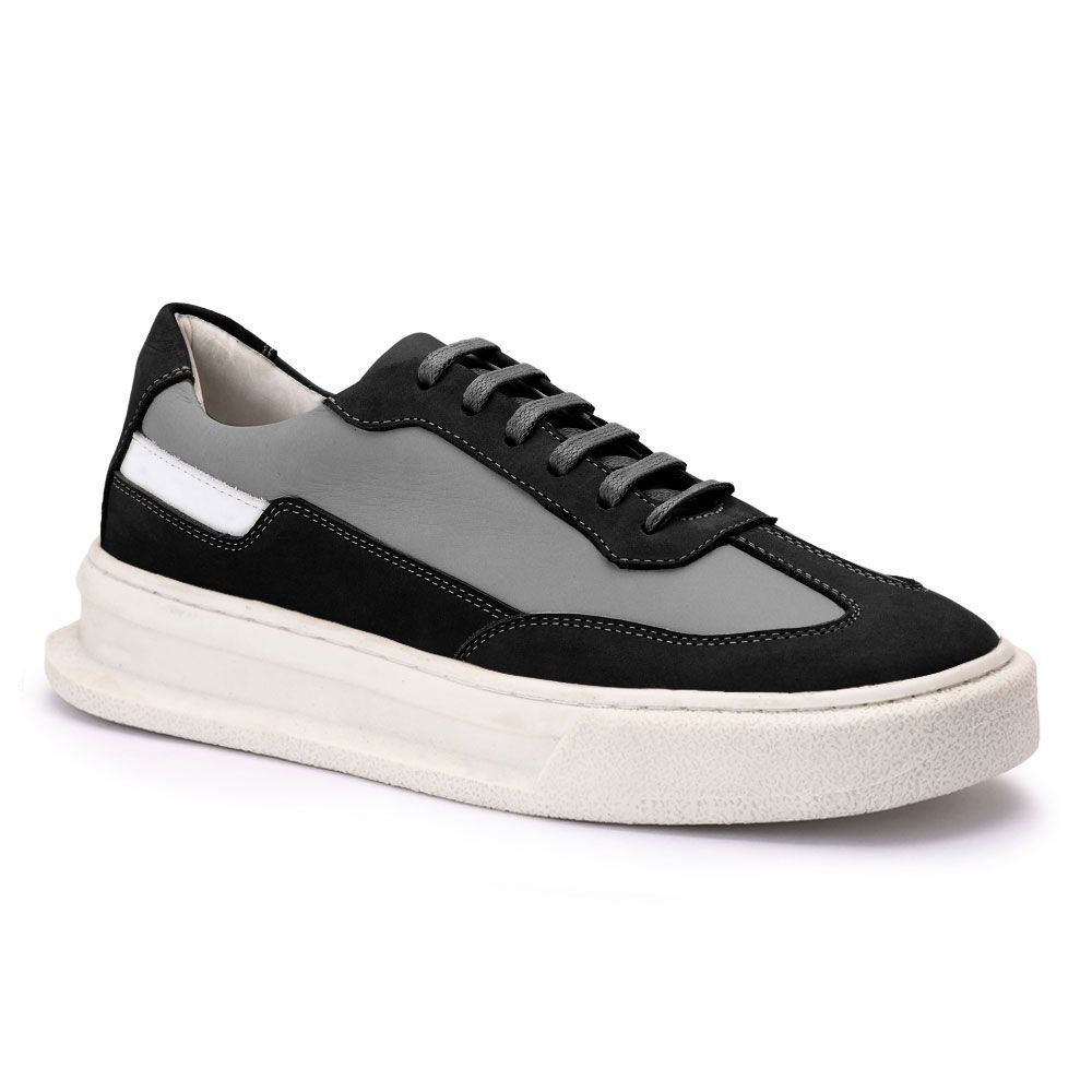 40007 FLY CINZA NOBUCK PRETO FLY BRANCO NEW COLORA... - Private Label