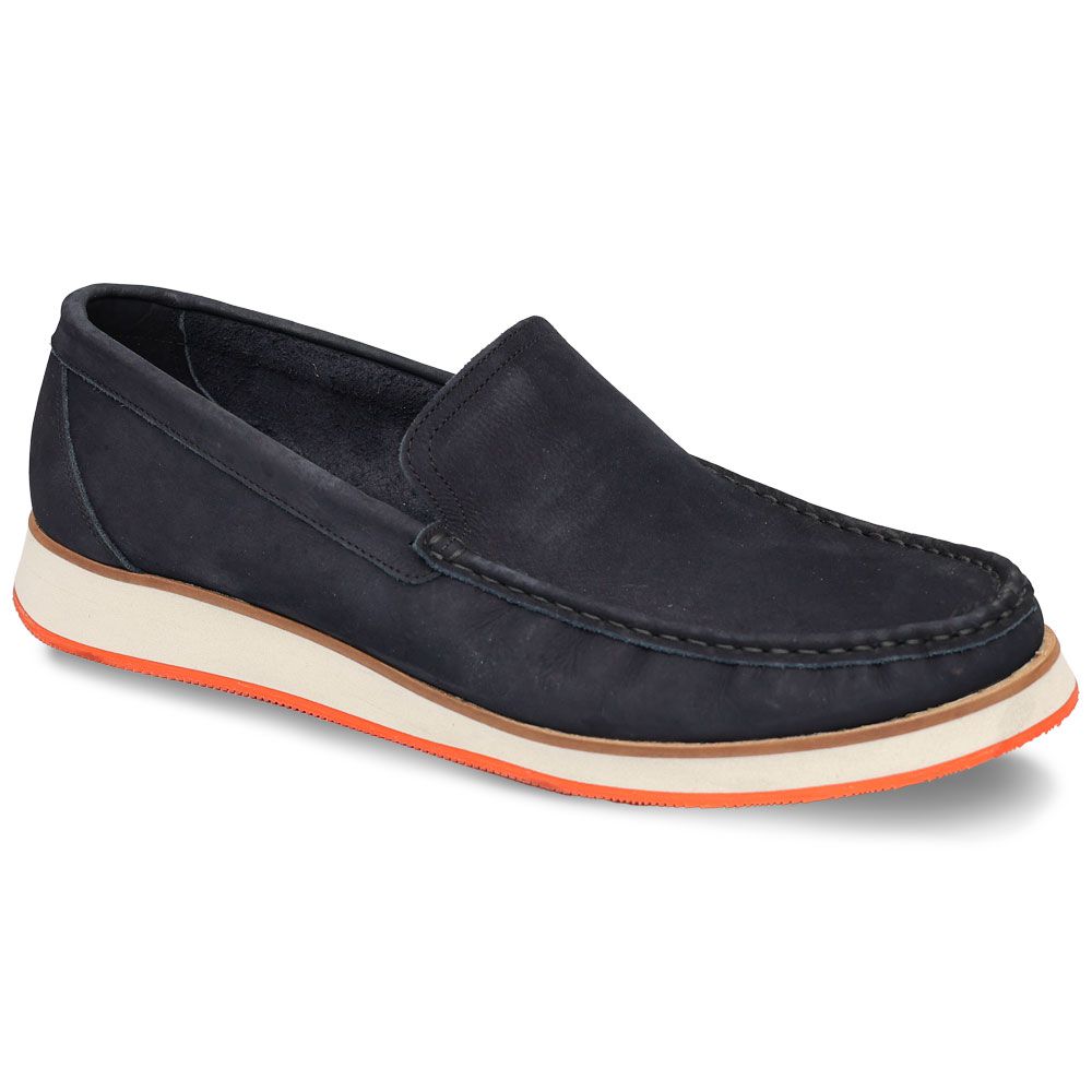 14500 Nobuck Marinho Ibiza Branco Laranja - Private Label