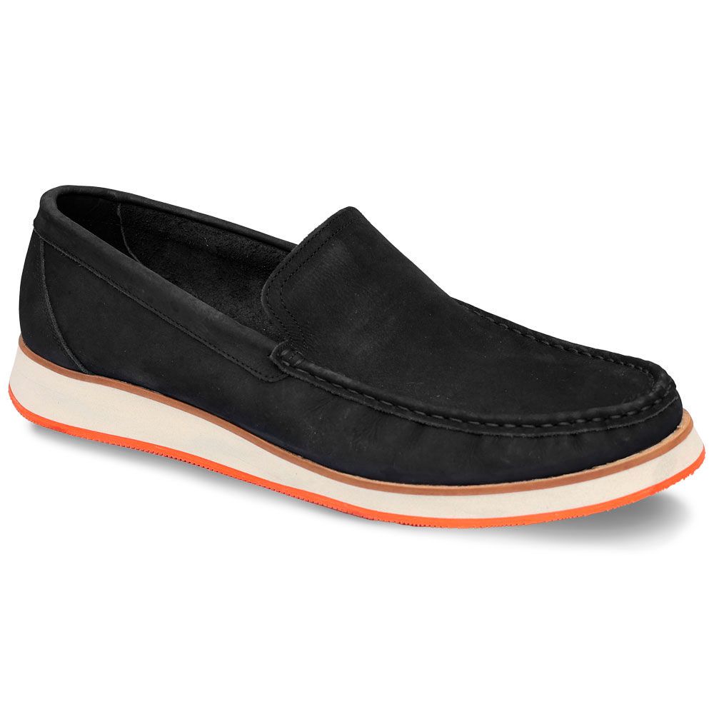 14500 Nobuck Preto Ibiza Branco Laranja - Private Label