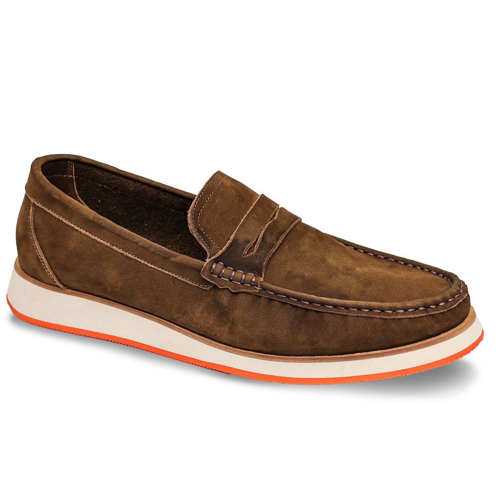14501 Nobuck Militar Ibiza Branco Laranja - Private Label