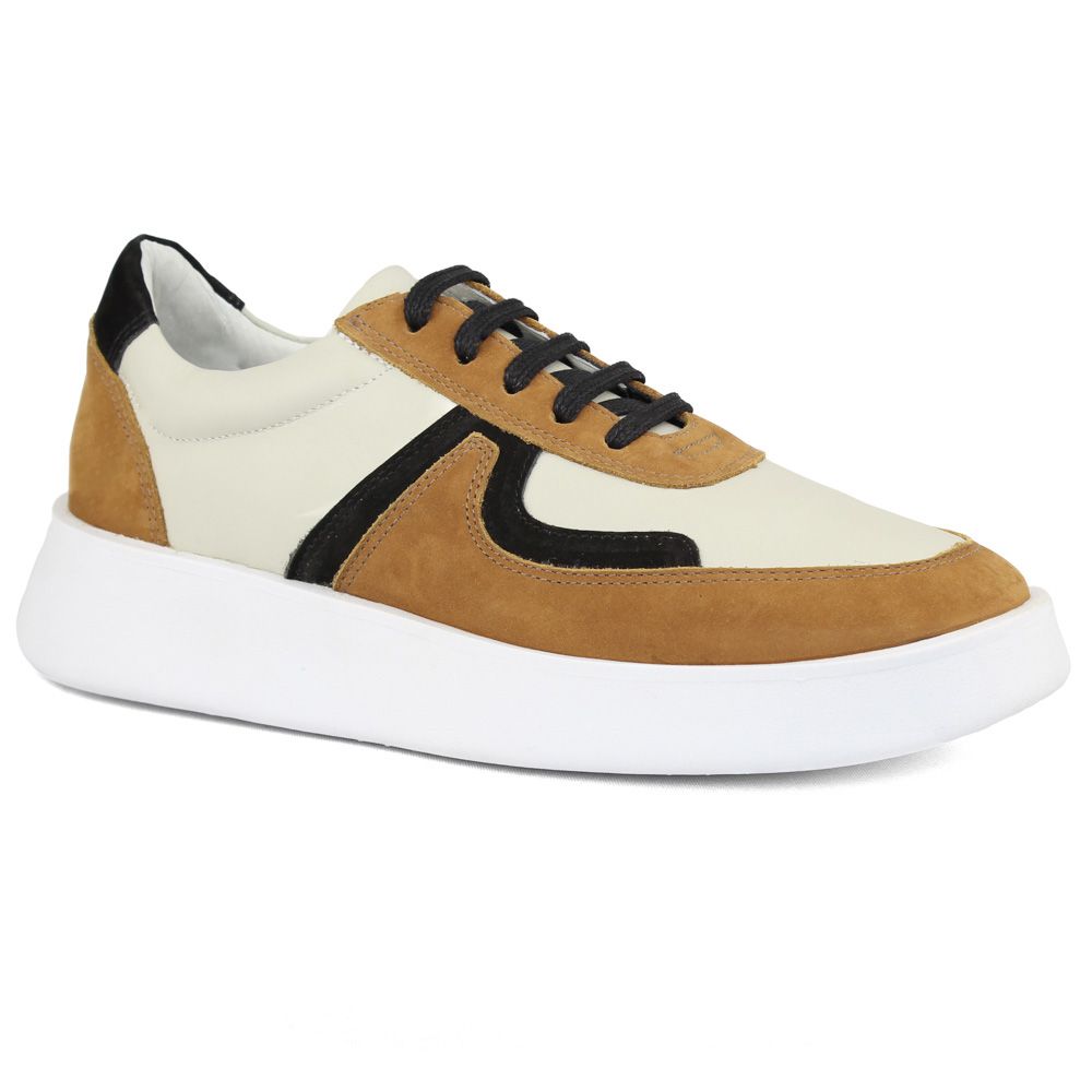 37000 COMFORT OFF WHITE NOBUCK CASTOR NOBUCK PRETO... - Private Label
