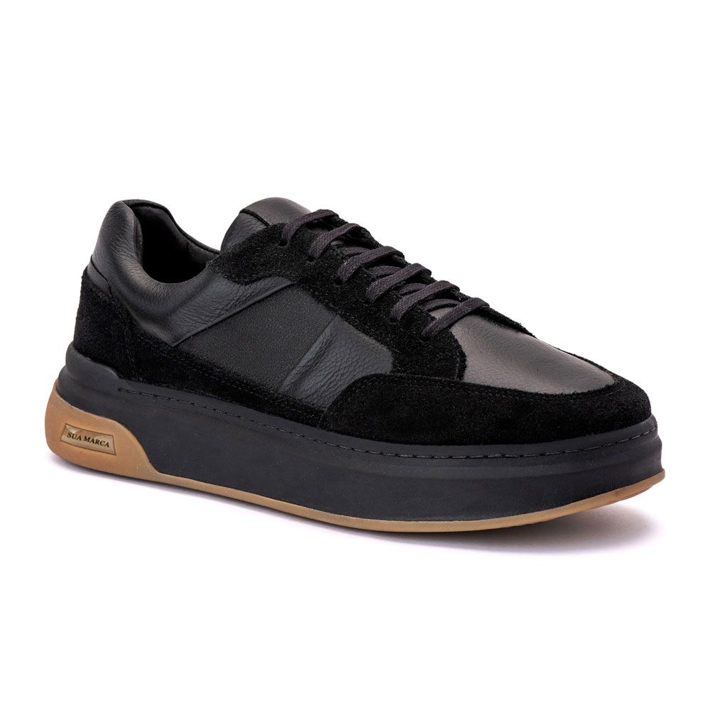 30500 FLY PRETO CAMURÇA PRETO SELARIA PRETO SIDNEY... - Private Label
