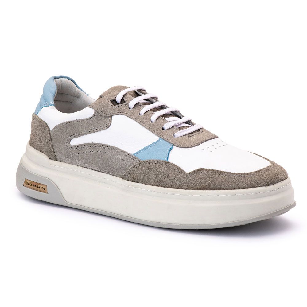 30501 FLY BRANCO CAMURCA CINZA SELARIA CINZA FLY C... - Private Label
