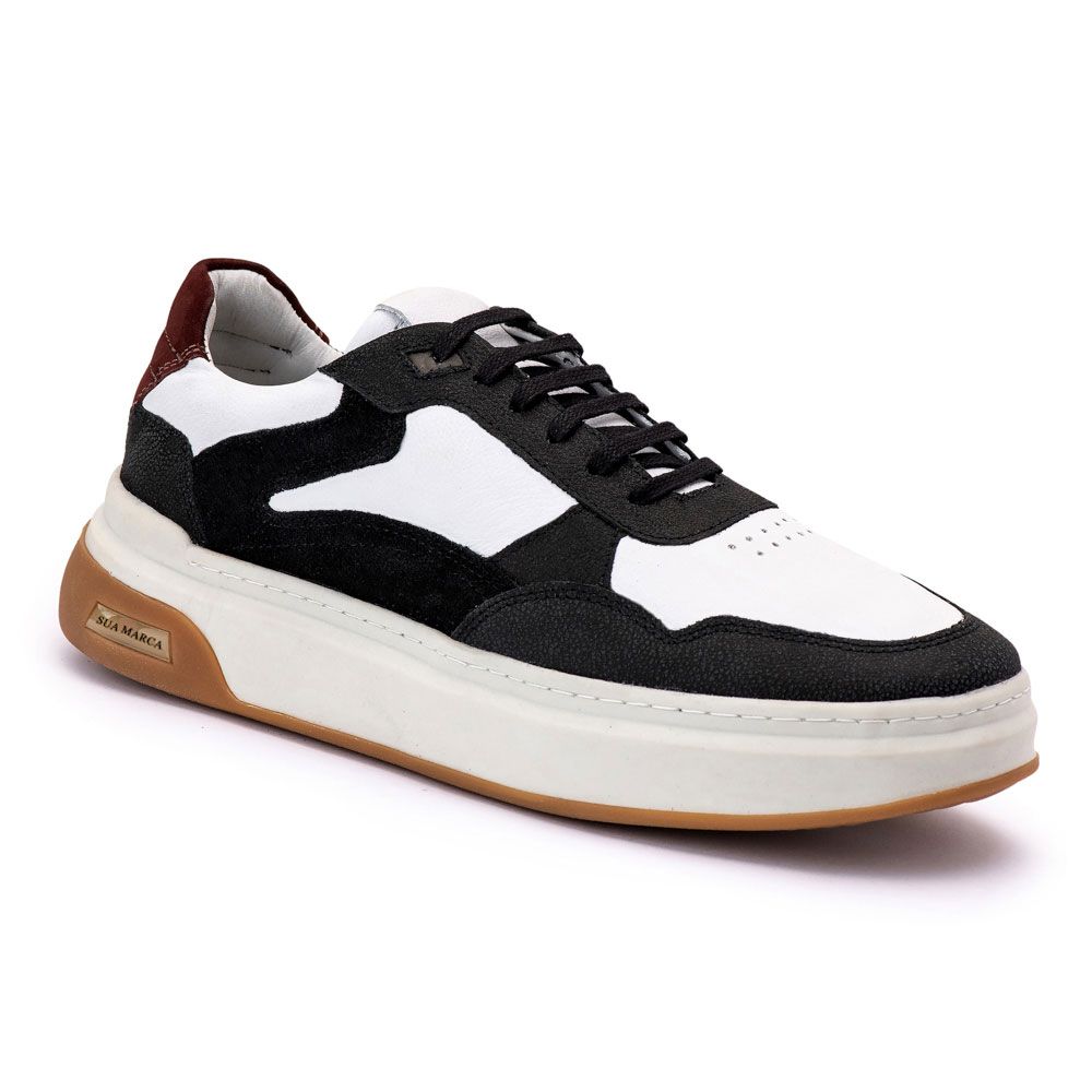 30501 FLY BRANCO SELARIA PRETO CAMURAÇA PRETO NOBU... - Private Label