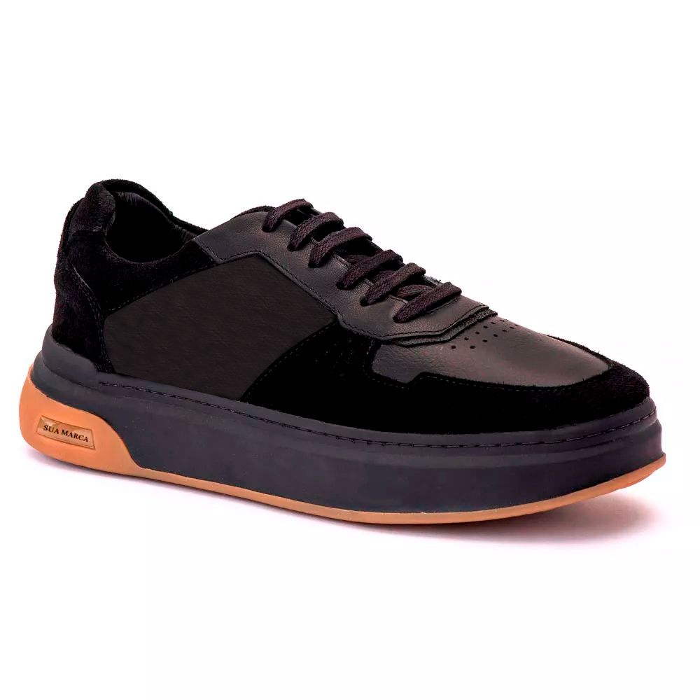 30502 FLY PRETO CAMURÇA PRETO FLOATER PRETO SIDNE... - Private Label