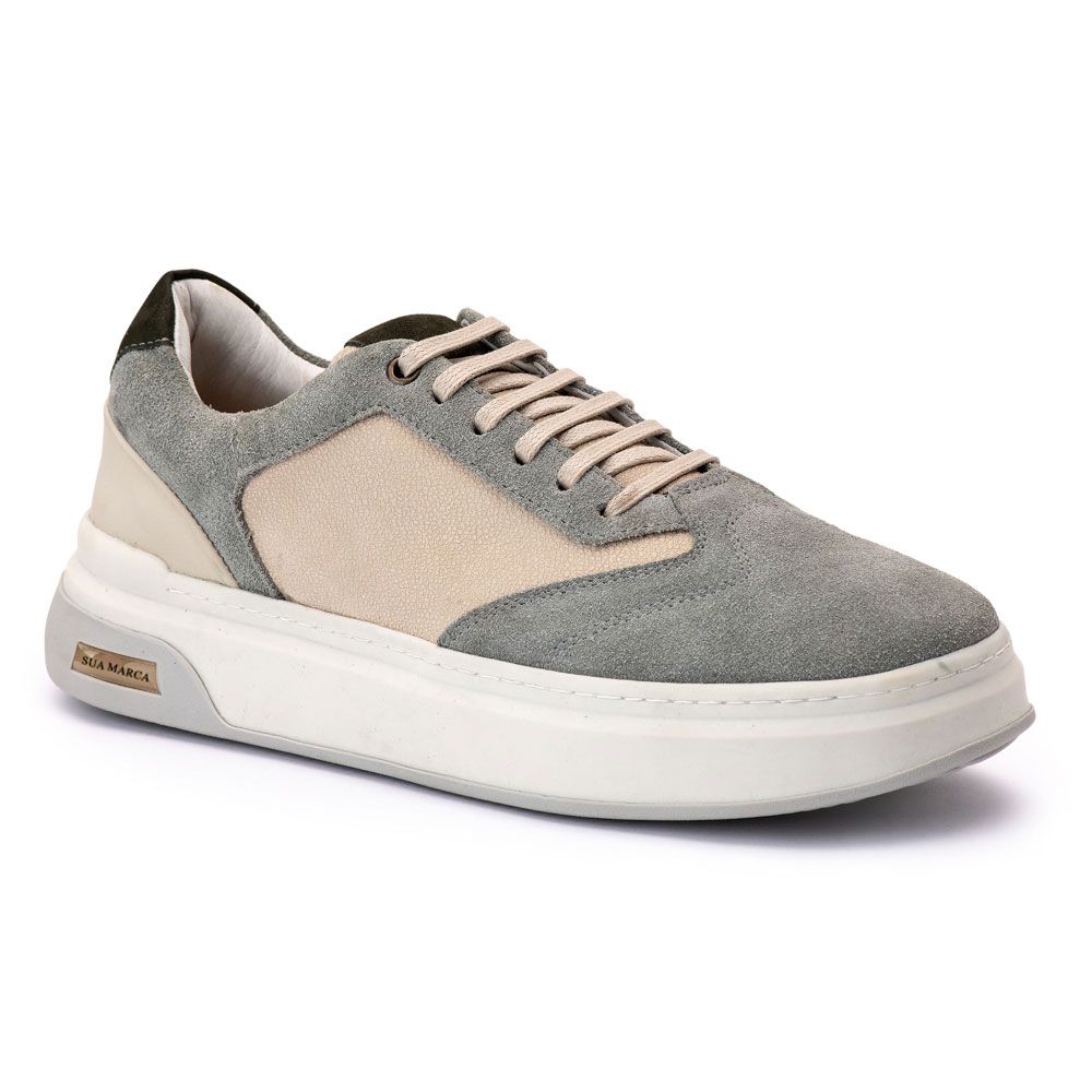 30504 SELARIA OFF WHITE CAMURCA CINZA COMFORT OFF ... - Private Label