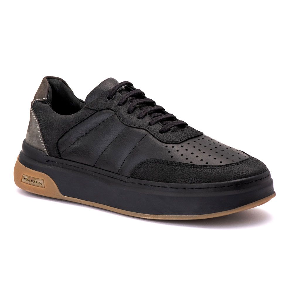 30505 FLY PRETO SELARIA PRETO NBOUCK GRAFITRE SIDN... - Private Label