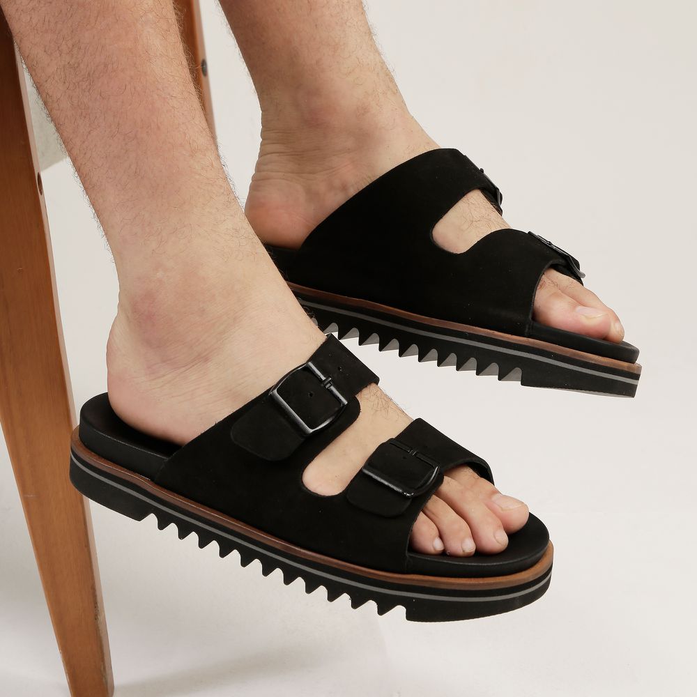 898 NOBUCK PRETO MAYA PRETO CINZA PRETO - Private Label