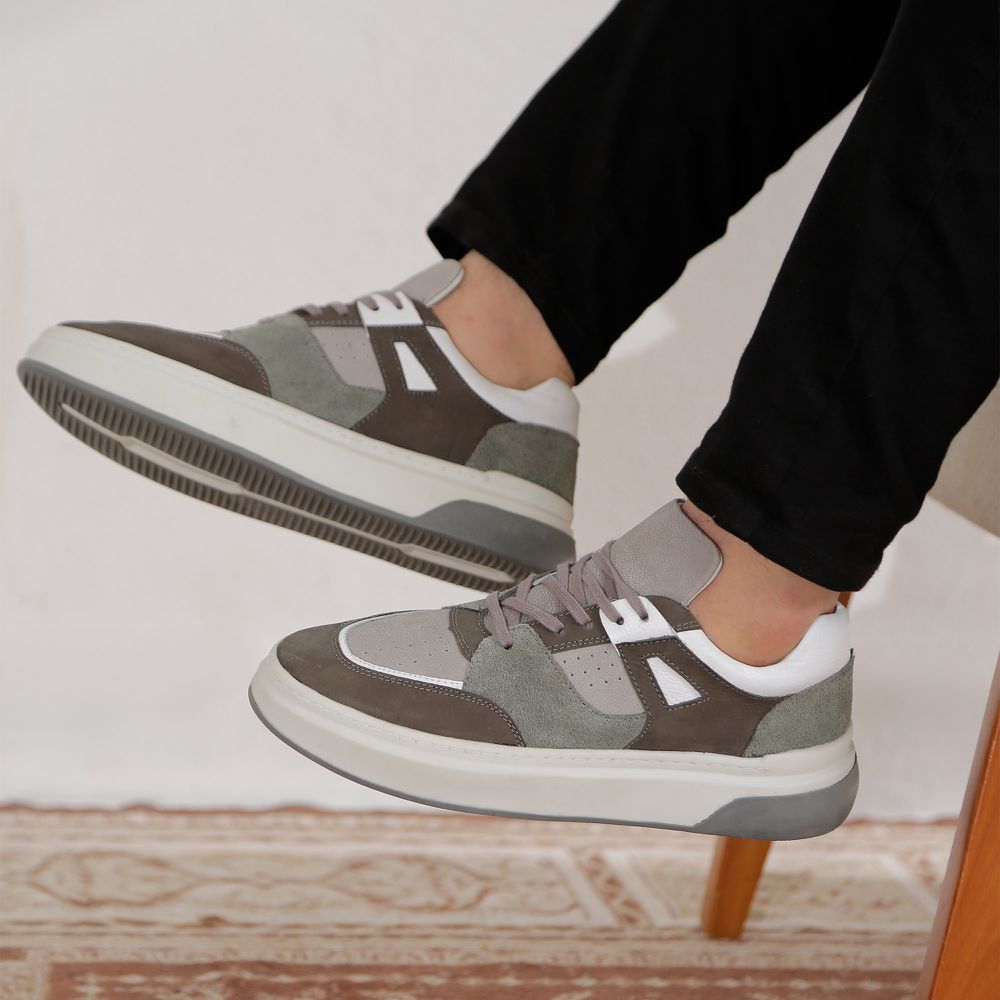 30507 SELARIA CINZA NOBUCK CINZA CAMURÇA CINZA FLO... - Private Label