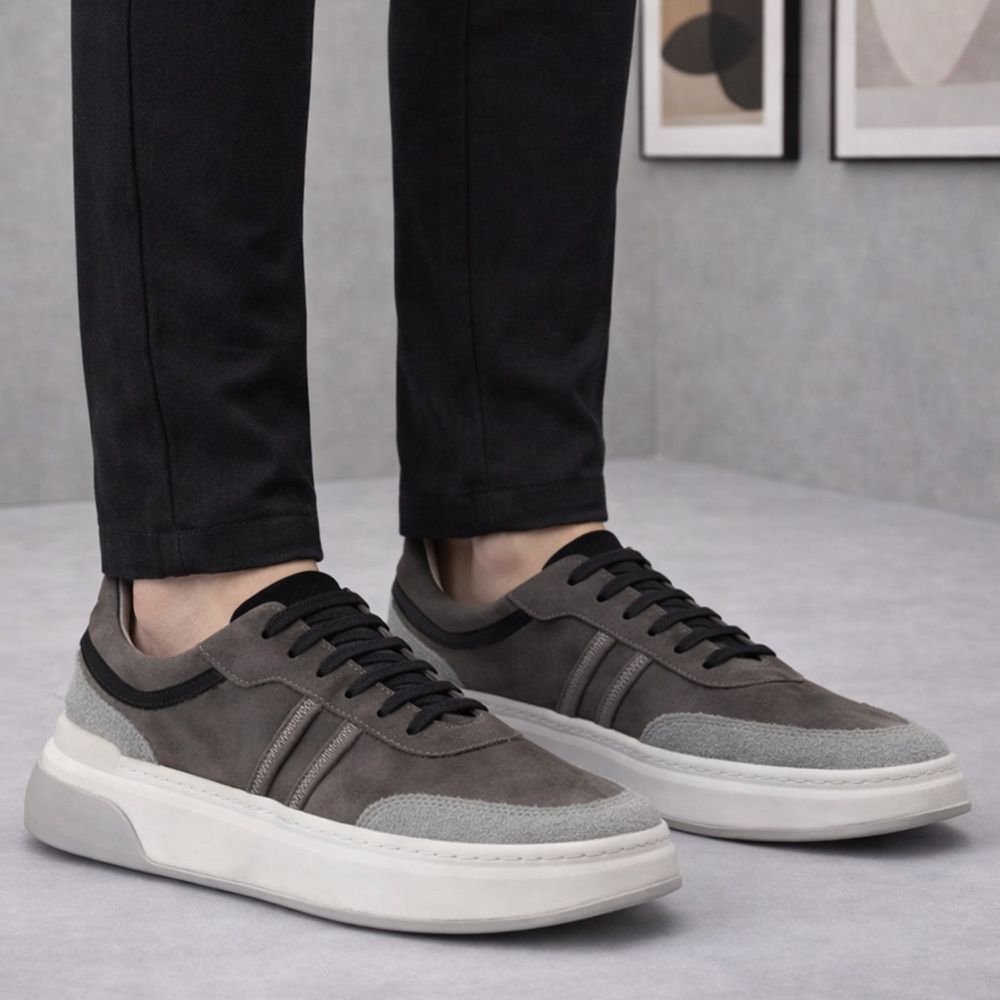 30503 NOBUCK CINZA CAMURCA CINZA NOBUCK PRETO SIDN... - Private Label