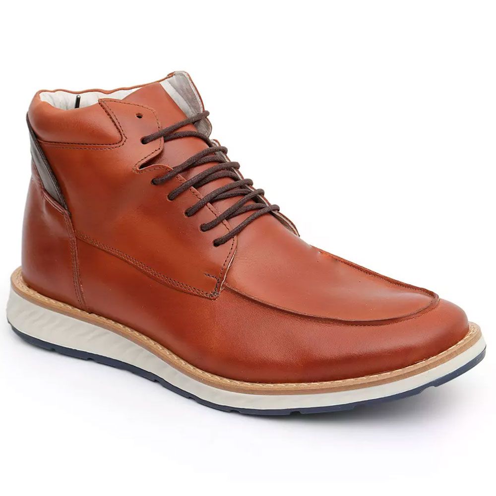 Loafer Elite Couro Premium Comfort Castor 