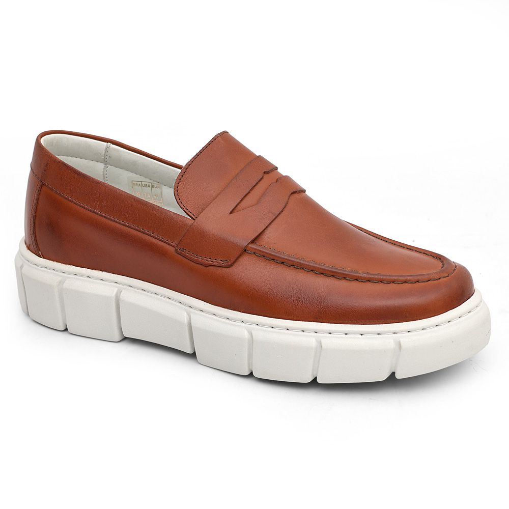 Sapato De Couro Casual Bangkok Castor