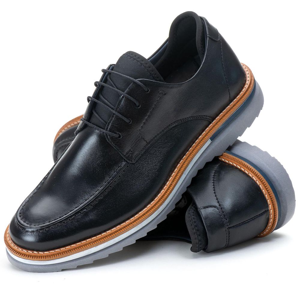 Sapato Comfort Masculino Maldivas Preto Mr. Light Oficial