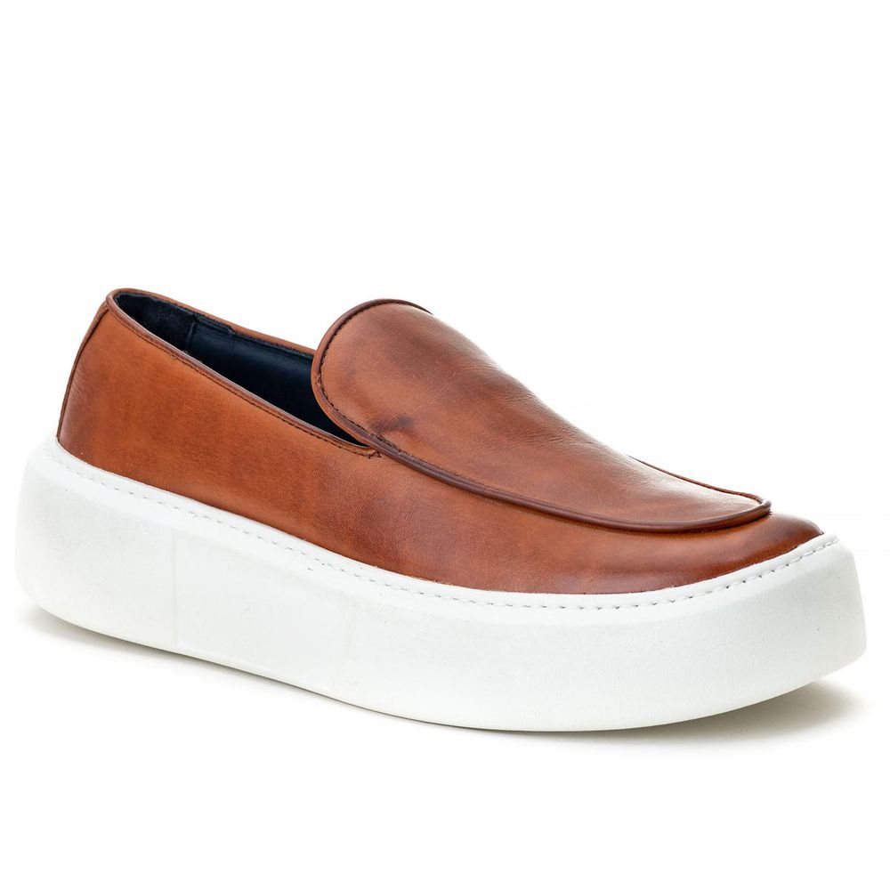 Sapato Casual Masculino Slip On Everest Castor