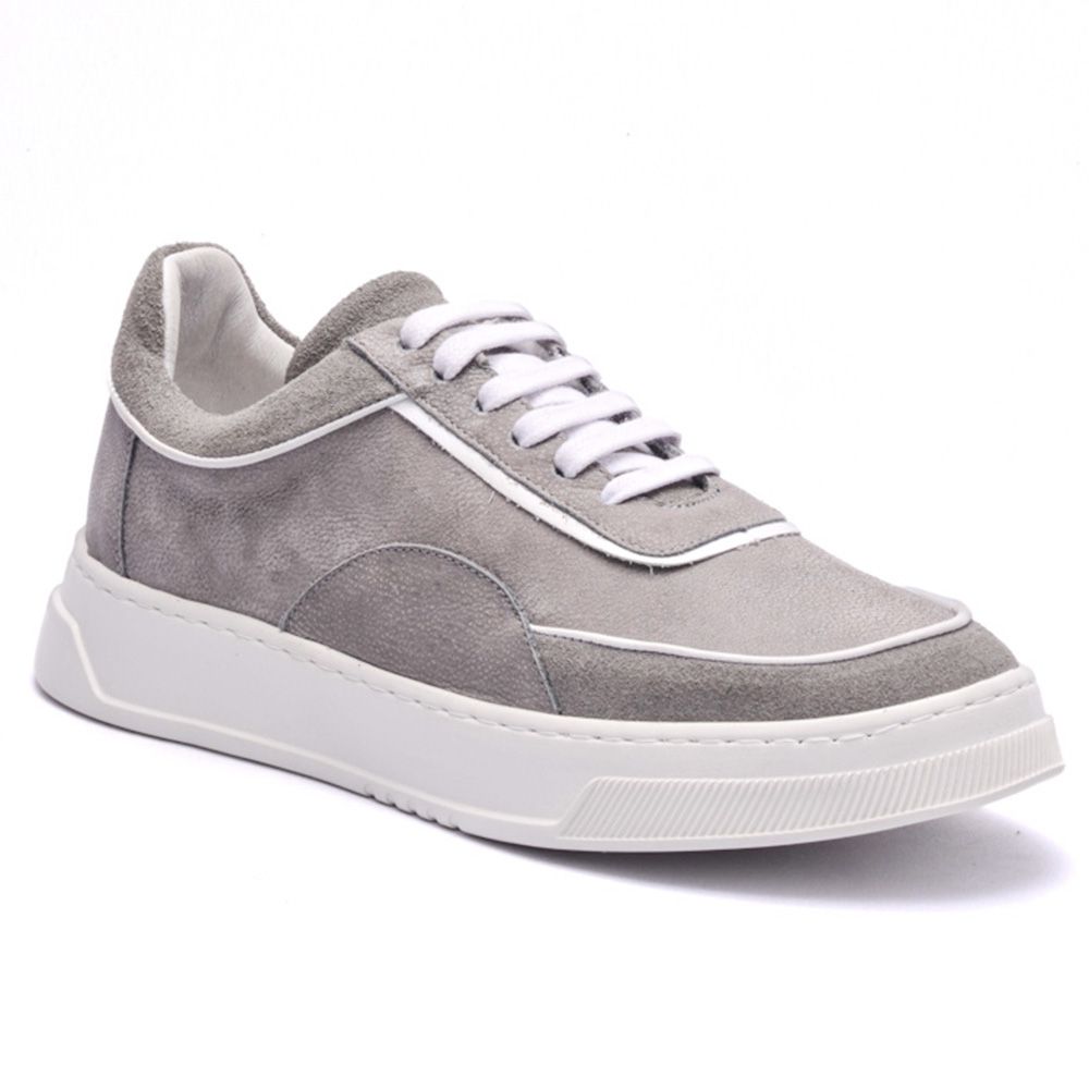 Tenis Masculino Confort Rio SELARIA CINZA/CAMURÇA CINZA/FLY BRANCO