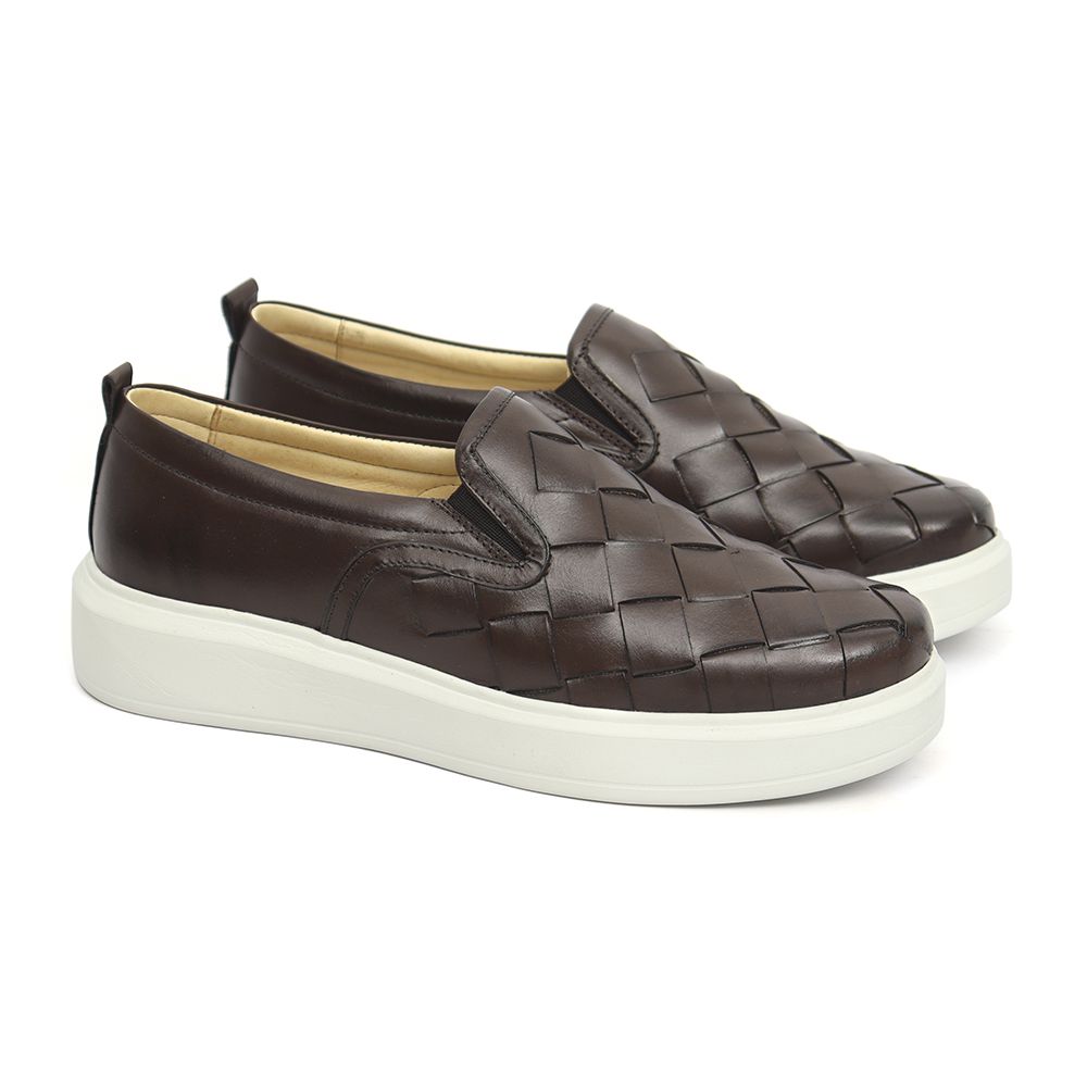 Slip on top tresse masculino