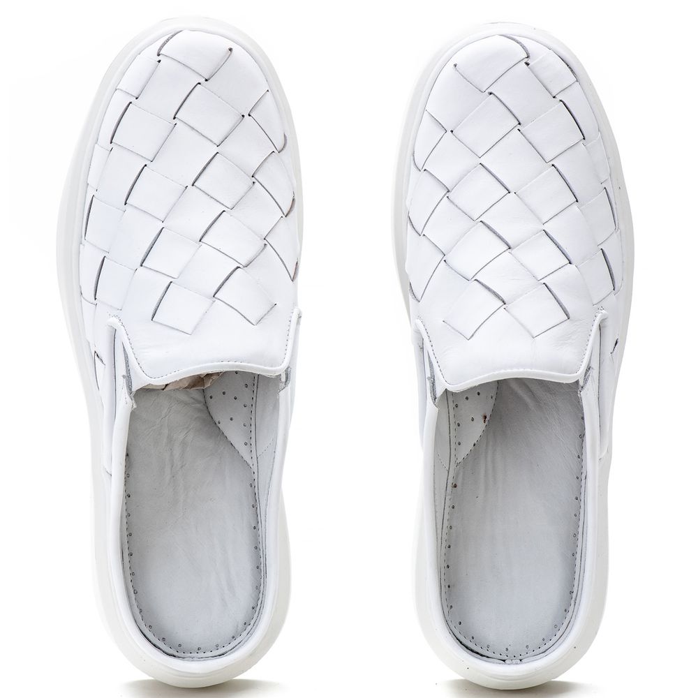 Mule top masculino branco