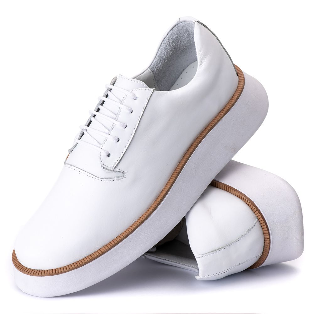 Sapato casual best sale branco