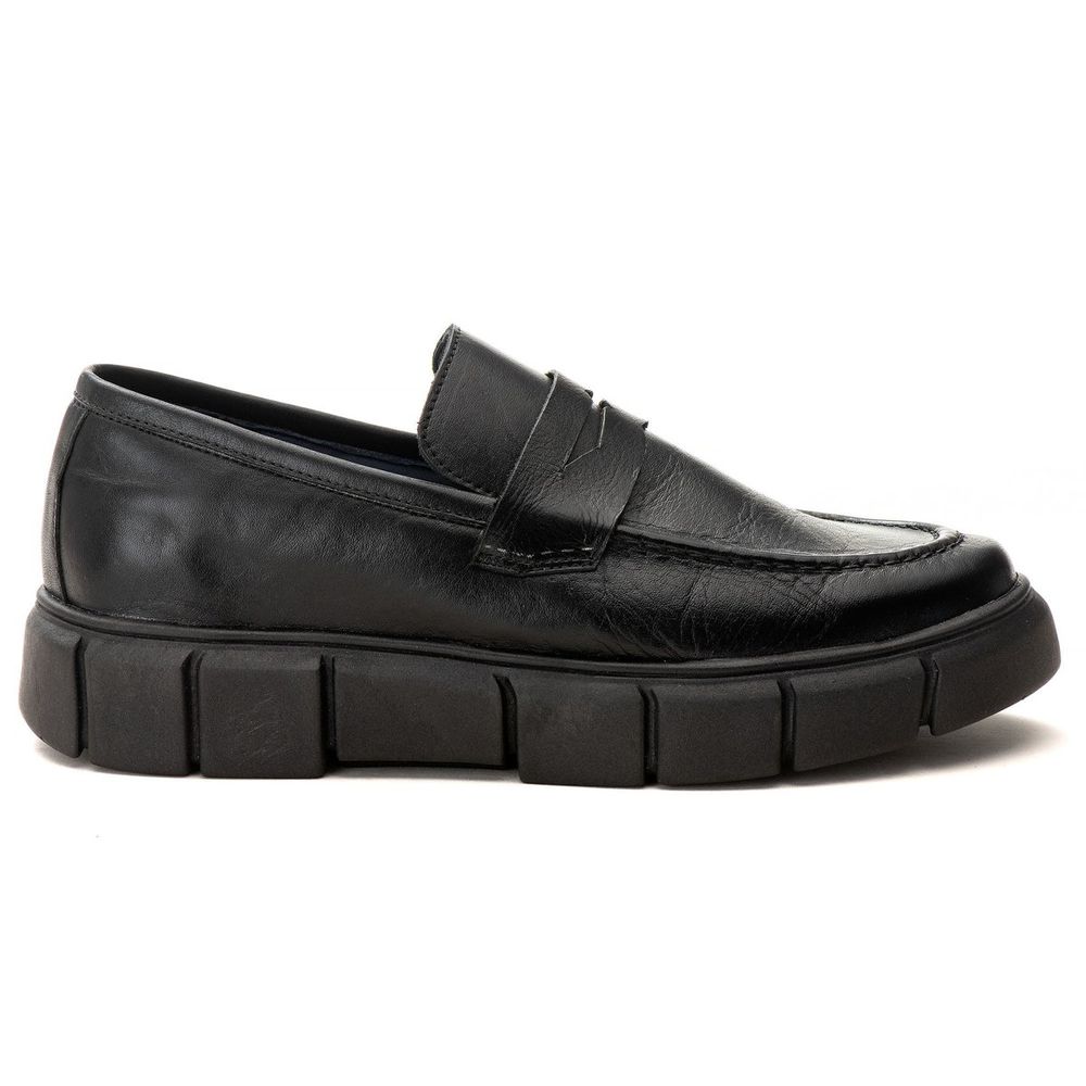 Sapato De Couro Casual Bangkok Preto 