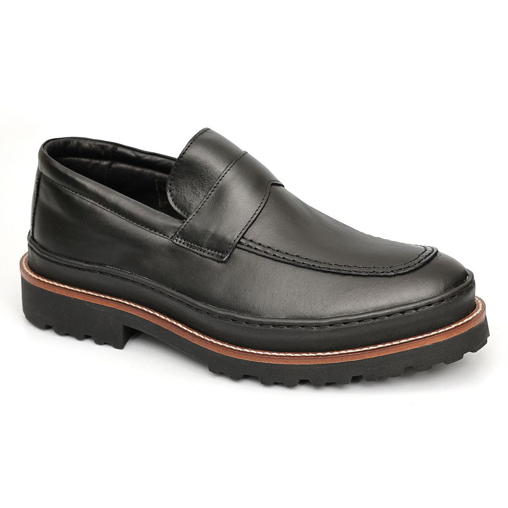 Sapato Loafger Confort Katar Preto 