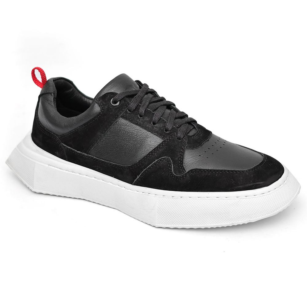 Tenis Masculino Confort Preto Sola Hollywood Branco