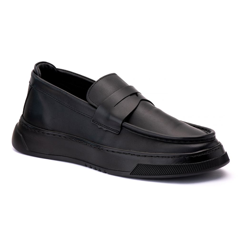 Loafer Masculino Confort Allblack Rio Preto 300013