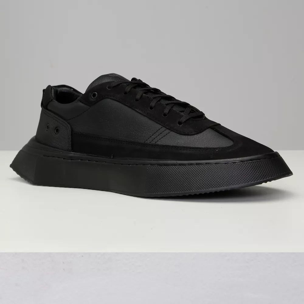 Tenis Masculino Confort Preto Nobuck Preto Hollywood Preto