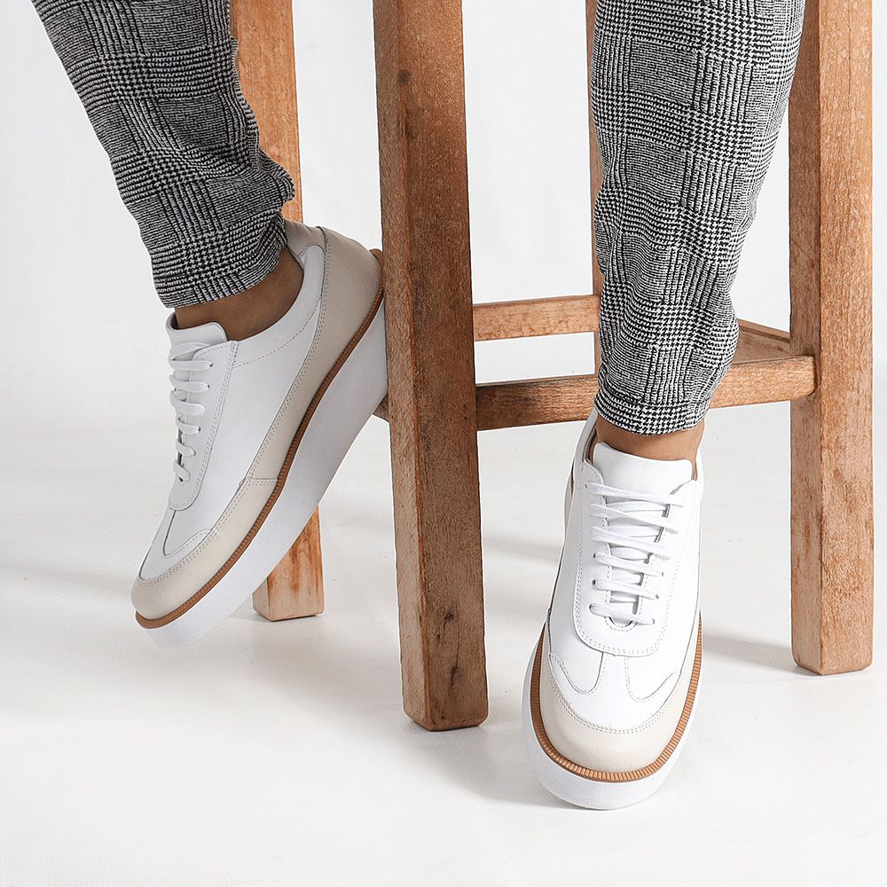 Sapato masculino bicolor clearance