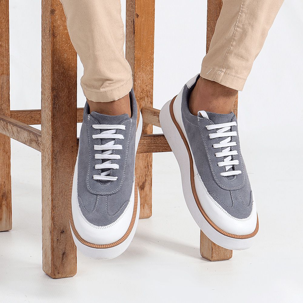 Sapato masculino bicolor top