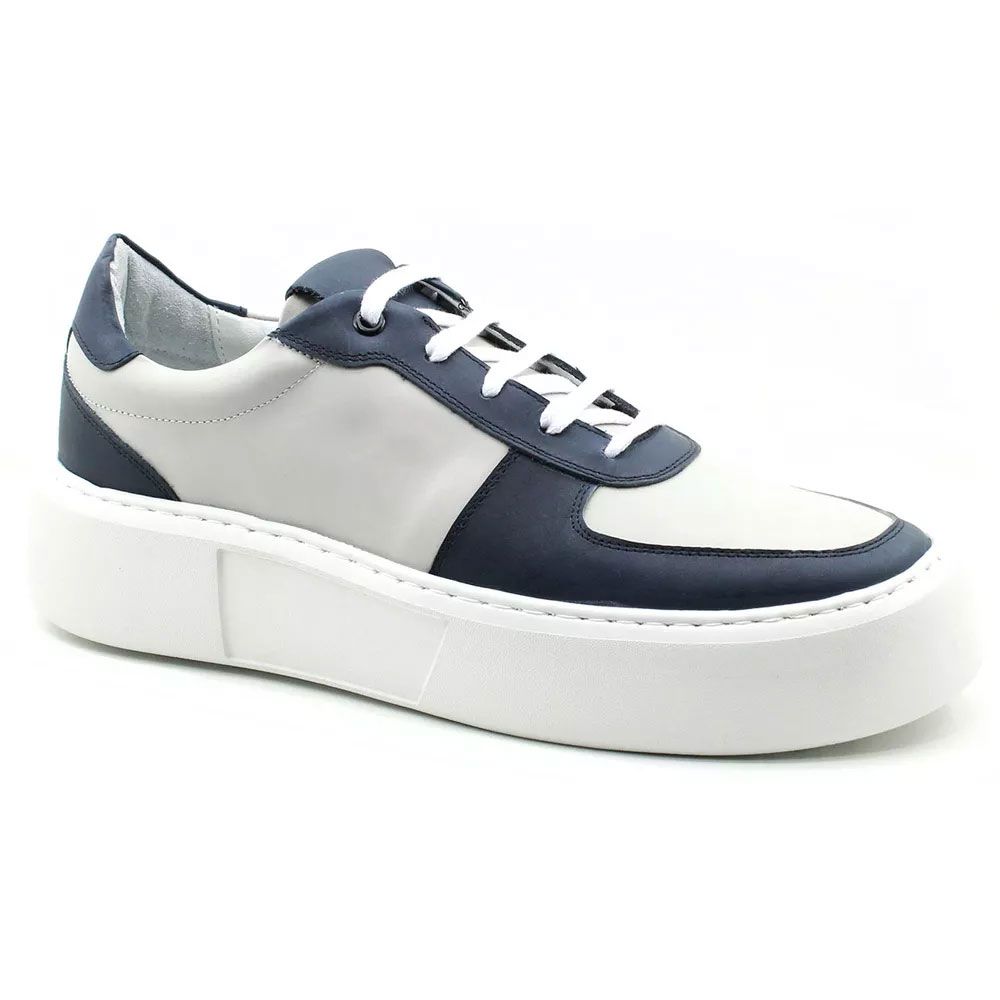 Sapato Casual Masculino Everest Off-white Marinho